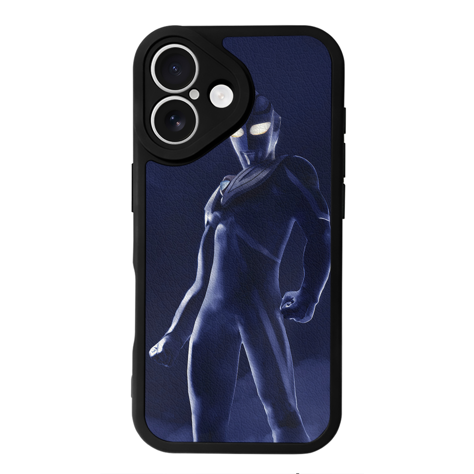 （画像用） ウルトラマン Ultraman 【iPhone 16シリーズ対応】シリコンスマホケース（レザー調） 材質：シリコン